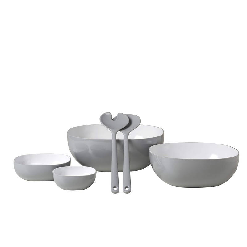 Mepal salad server set Synthesis 2 pcs - grey -