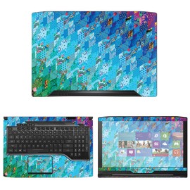 Decalrus - Protective Decal Rainbow Pattern Skin Sticker for Asus ROG Strix GL503 (Hero Edition) (15.6" Screen) case Cover wrap ASrogGl503_15-147