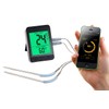 Rosenstein & Söhne Bluetooth BBQ Thermometer, App for Android and