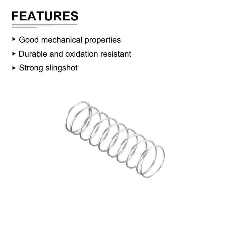 DTGN 0.3x5x15mm(DxODxL) Compression Spring - 10Pack - Good for Machinery