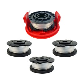 CDIYTOOL Strimmer Spool Replacement Spool for EIN-hell GE-CT 18/28 Li and GE-CT 18/28 Li TC, Nylon Strimmer Replacement Line Spool, 0.08"-15ft Strimmer Line with Cap (4 Spool + 1 Cap)