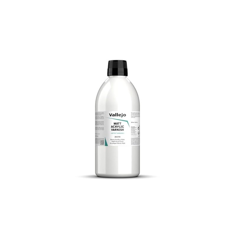 Vallejo - Permanent Acrylic Varnish | Matte Finish 500 ml.
