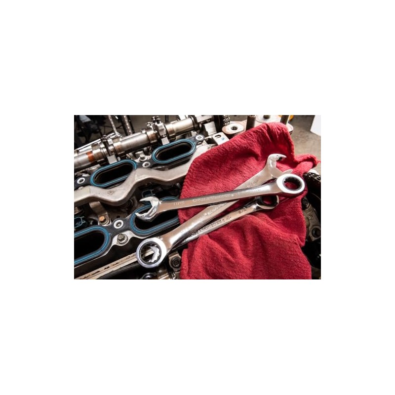 GEARWRENCH 8 Pc. 12 Point Open End Ratcheting Combination SAE