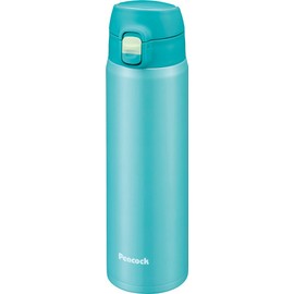 Peacock AMY-55 ASK Stainless Steel Water Bottle, One-Touch Mug, 1.9 gal (0.55 L), Sky Blue