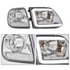 G-PLUS LED DRL Strip Headlights, Compatible with 1997-2002 Ford Expedition,