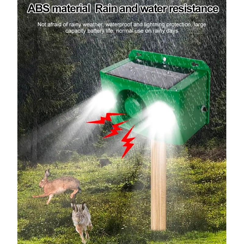 Beast Repellent Solar Warning Lights with Loud Volume, SolarWarningLights 5