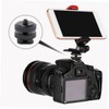 KOMBIUDA 4PCS Hot Shoe Adapter Set Aluminum Alloy Tripod Screw