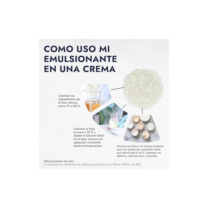 Olivem 1000 100 g | Base para Cremas y Sérums