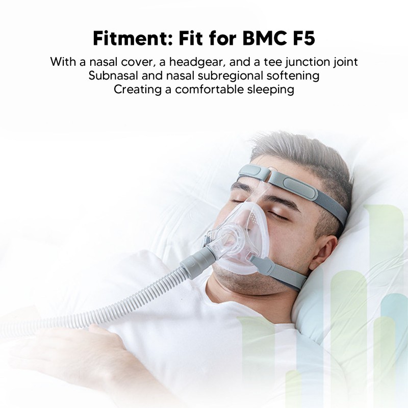 Breathing Machine Nasal Cover Tee Junction Joint Headgear Strap Nose