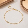 TINI ARANDA Gold Anklets for Women 14K Gold Ankle Bracelets