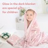 LAT Cuddly Blanket for Children, Glow in the Dark Cuddly