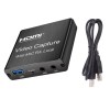 Unbranded Black Video Capture Card 4K Screen Record Game Streamer