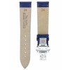 Ewatchparts 24mm Leather Watch Band Strap Deployment Clasp Compatible With