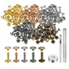 QUARKZMAN 100 Sets Leather Rivets 7 mm x 10 mm