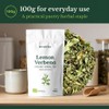 REPLANTEA Organic Lemon Verbena Tea 100g | Premium Cut Leaves