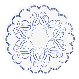 Artnap 61-0715-23 Paper Coasters, Round (Flower Style), 100 Sheets