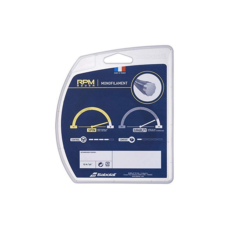 Babolat Babolat Tennis String RPM ROUGH RPM Rough 12m Single