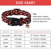 Lionet Paws Valentine's Dog Collar- Cute Sweet Pink Heart Black