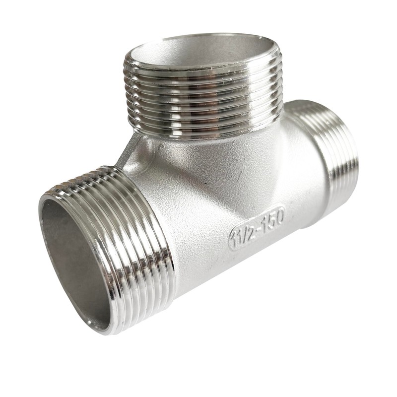 LOZOME 1-1/2 inch Male Thread Tee Adapter 3 Way T