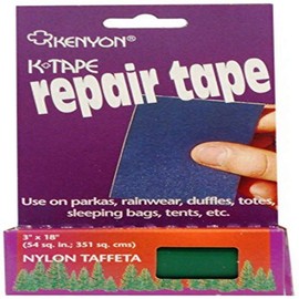 Kenyon Taffeta Pressure Sensitive Repair Tape, Forest Green