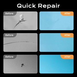 WITIFIG Windshield Repair kit, DIY Glass Cracked Repair Kits, Easy to Use Automotive Glass Nano Repair Fluid, Scratch Chip Cracks Repair Kit (2 Pack)