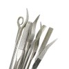 10Pcs Diamond Needle File Set, 180mm Metal Files with Rubber