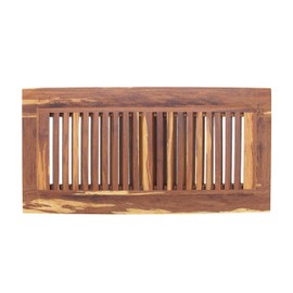 BambooMN 4" Inch x 12" Inch Inch Strand Woven Bamboo Floor Register Air Vent Indent Cover - Tiger - 1 Cover