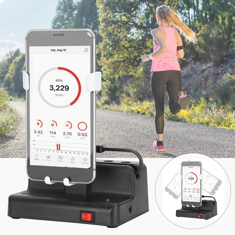 Automatically Mobile Phone Shaker Left Right Swing Steps Counter Cellphone