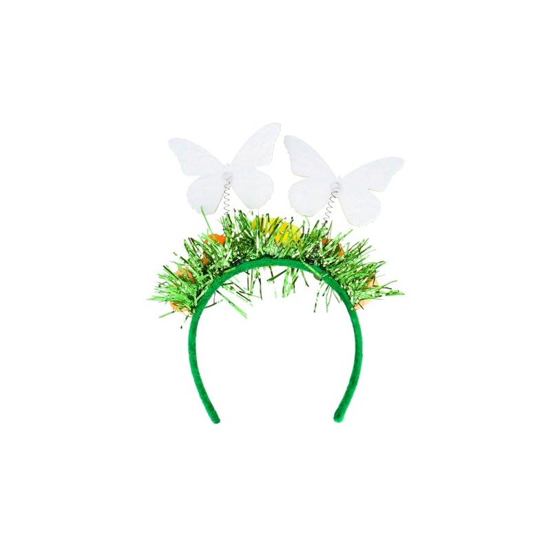 Boland 01434 - Butterfly Headband Tiara with Flowers, Accessories for