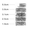 OMOTOOL Self Tapping Screws Assortment Kit(150pcs),Stainless Steel Self Drilling screws
