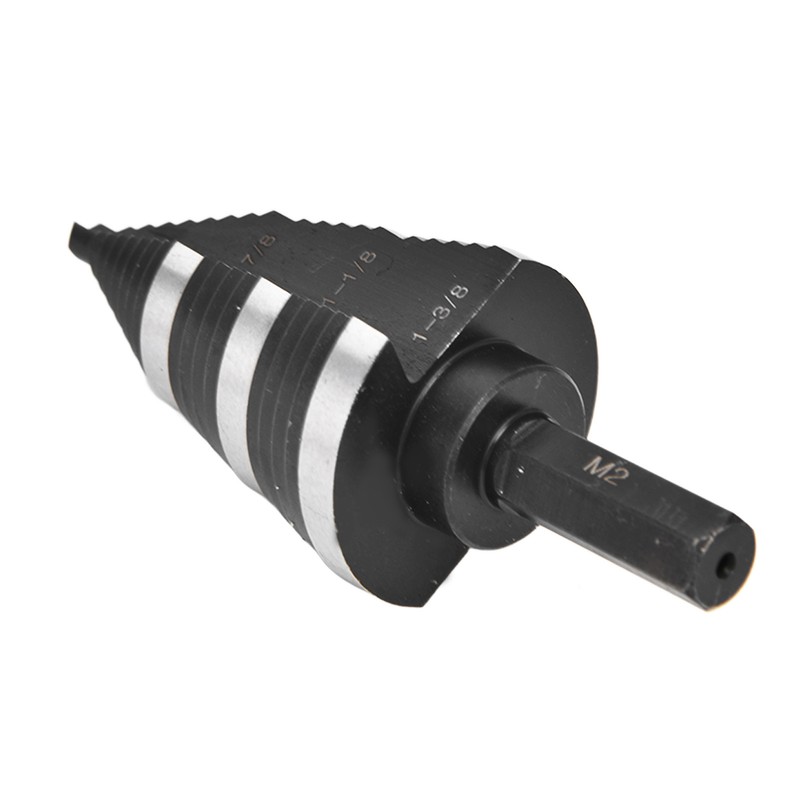 3/16 to 1‑3/8in Step Drill M2 High Speed Steel Nitrided