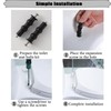 4 Pcs Toilet Seat Bolts Screws, Toilet Seat Top Part