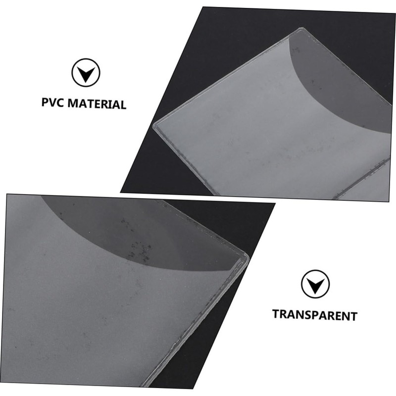 FUNOMOCYA 5Pcs Clear Windshield Stickers Electrostatic Cling Film for Dash