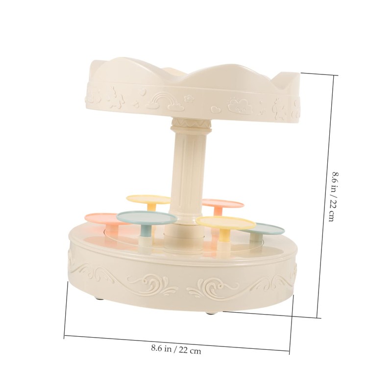 KOMBIUDA Rotary Dessert Machine Sushi Serving Plate Cupcake Stand Tower