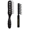 BABRO POMARD Hair Brush Men's Skull Brush & Gel Comb