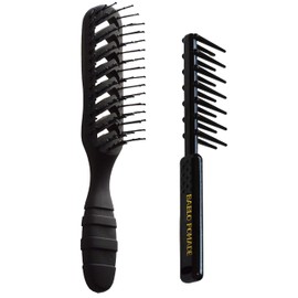 BABRO POMARD Hair Brush Men's Skull Brush & Gel Comb Comb Skeleton Brush