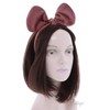 Plush Holiday Velvet Pop Up Bow With Silver Trim-Mauve