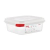 Araven 03350 PP Food Container GN with Lid, 1.1 L,