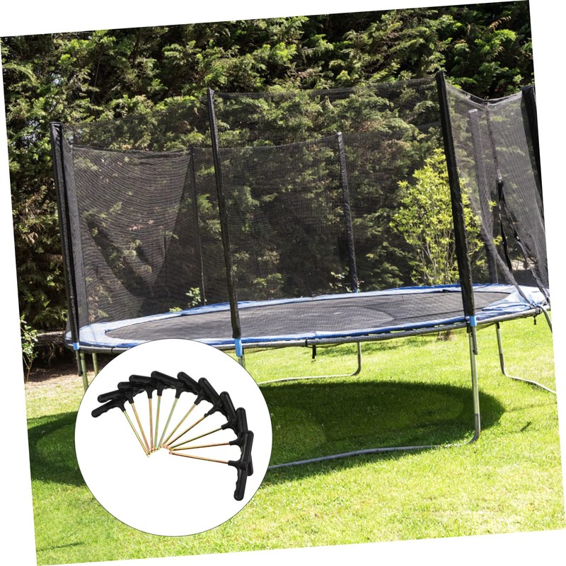 BESPORTBLE 10pcs Trampoline Spring Pull Tool Durable T Hook for