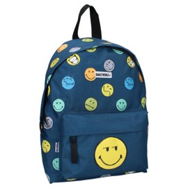 mybagstory - Backpack - SmileyWorld - Blue - Children - School - Primary - Kindergarten - Daycare - School Bag - Boys - Size 31 cm - Adjustable Straps - Gift Idea, Blue