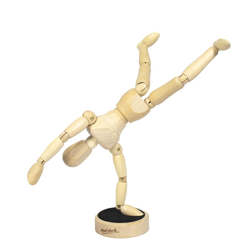 Mont Marte Mannequin – 20cm, made of Wood – Male