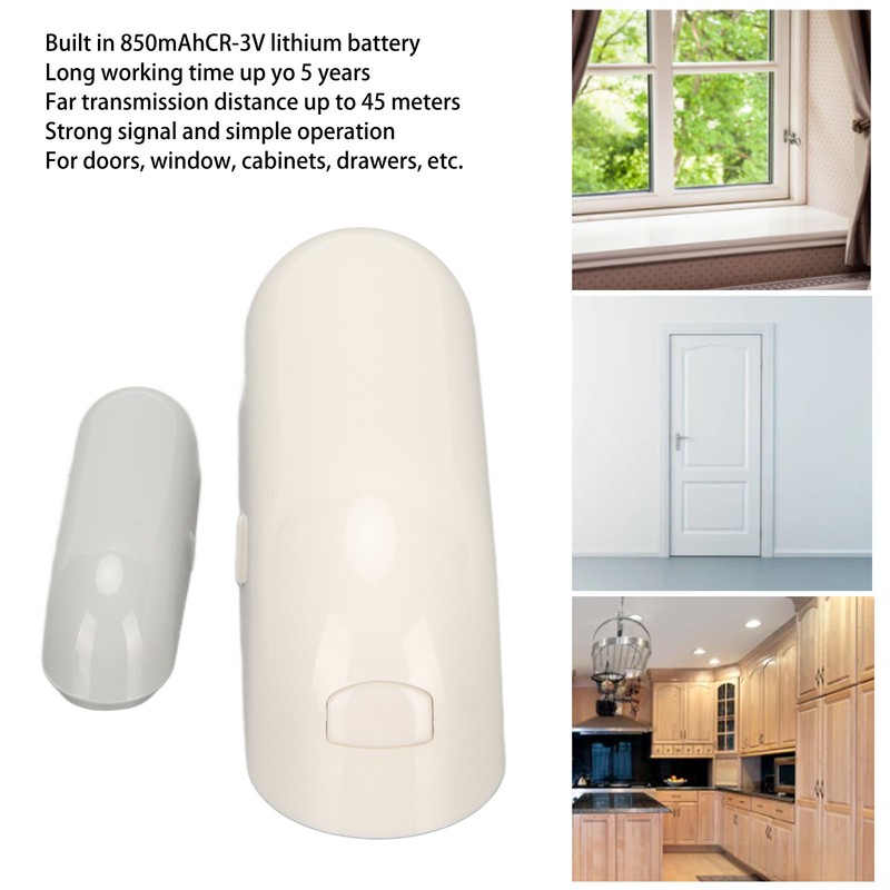Door Window Magnetic Sensor WiFi 2.4GHz Wireless Prevent Theft Home