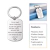 BOCHOI Dad Keyring for Stepdad Dad from Daughter Son Dad