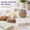 2 Roll Rubber Band Ball About 330 Pieces Elastic Rubber