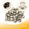 Hocansen 30pcs Metal Locking Pins DIY Flat Cap Pins Badge