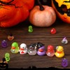 GGSTDDU 72Pcs Halloween Mini Ducks Pumpkins Resin Figurines Decor