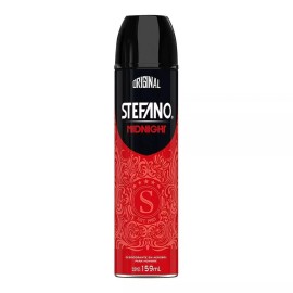 STEFANO MIDNIGHT Aerosol Deodorant FOR MEN 159ml each (2 PACK)
