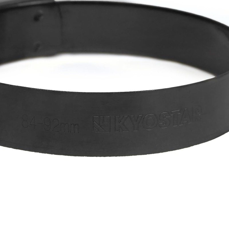 Kyostar 3.75" T-Bolt Hose Clamp Adjustable Stainless Steel Clamp Black