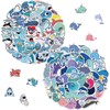 110PCS Funny Sea Animals Stickers – Cute Shark & Whale