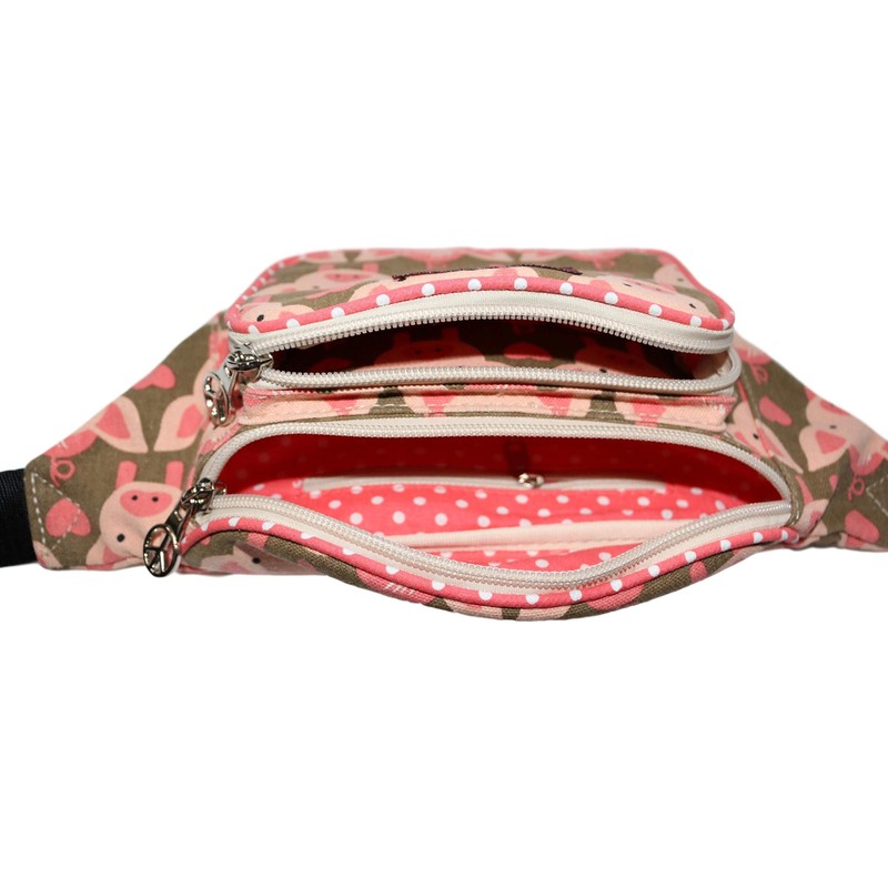 BUNGALOW 360 Pack de fantasía para cintura de cadera, Cerdito,